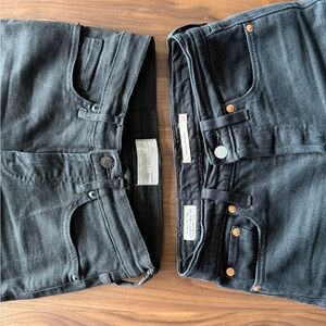Levi’s and Everlane black denim lot women’s size 23